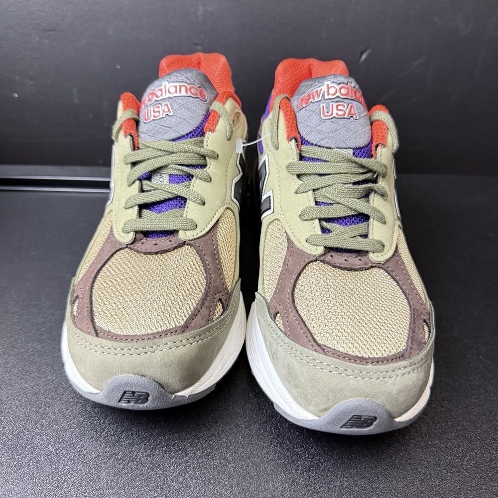 New Balance 990v3 Men's Made In USA Teddy Santis Tan Orange 2023 Size 7.5 Shoes - Picture 8 of 16